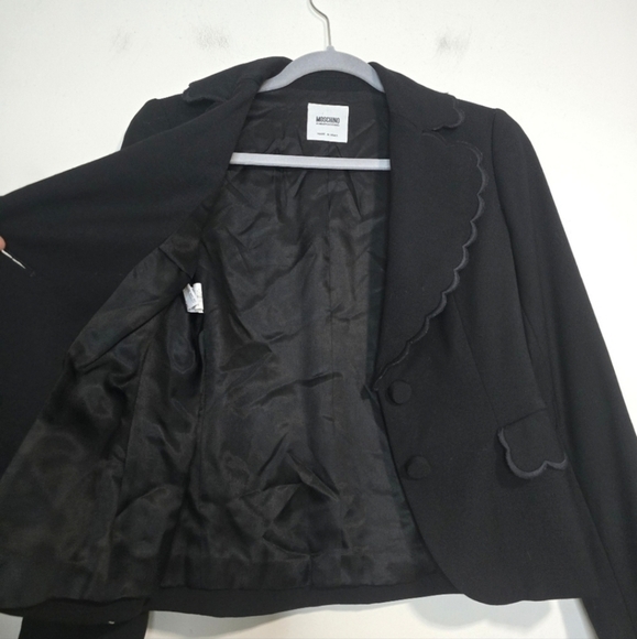 Moschino Black Blazer Tailored Suit Jacket - Picture 4 of 15